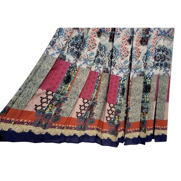 G. Label by GOOP Patchwork Cat Pleated Skirt - Picture 7 of 15